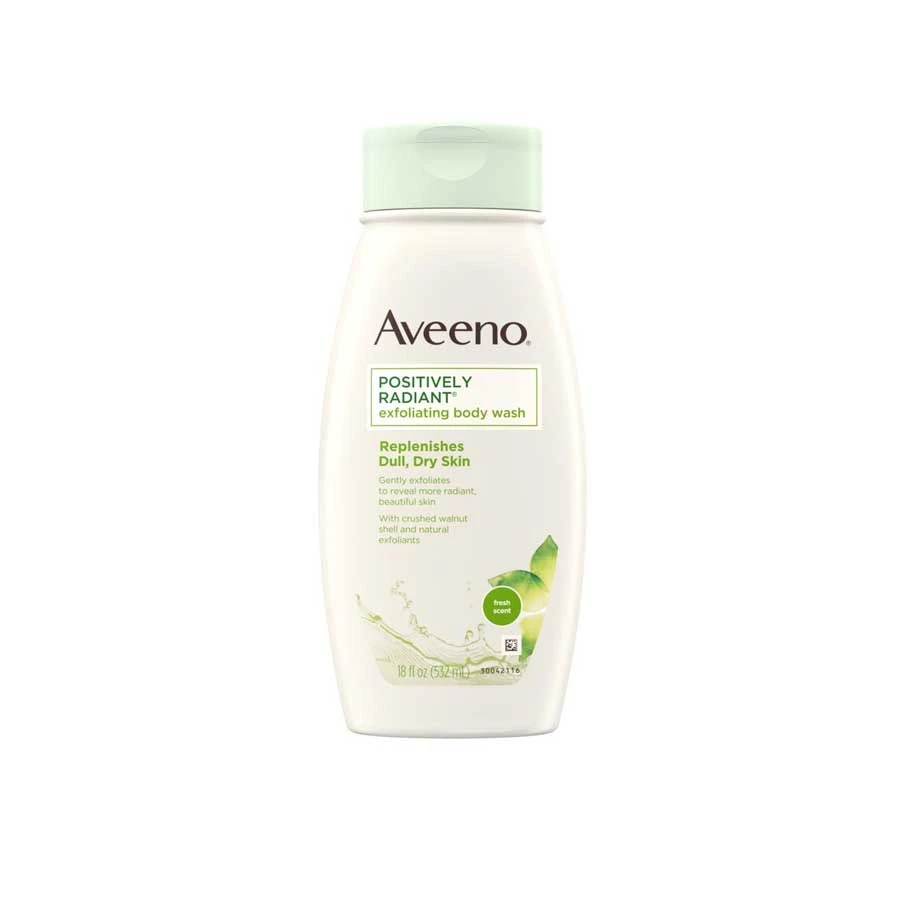 Aveeno Positively Radiant Exfoliating Fresh Scent Body Wash 532ml price in Bangladesh | Authentic Product by Shundorjo