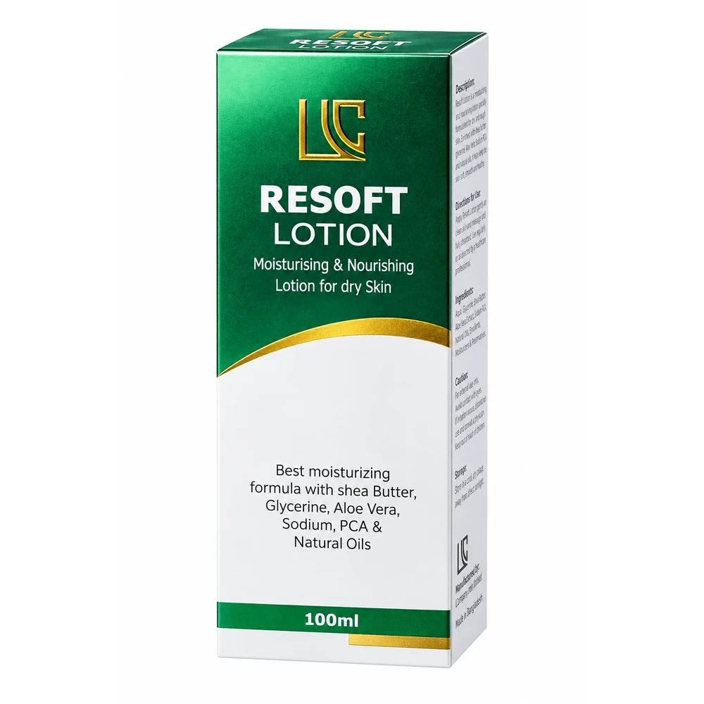 Resoft Lotion 100ml – Moisturizing & Nourishing Lotion for Dry Skin price in Bangladesh | Buy original Unical Corporation