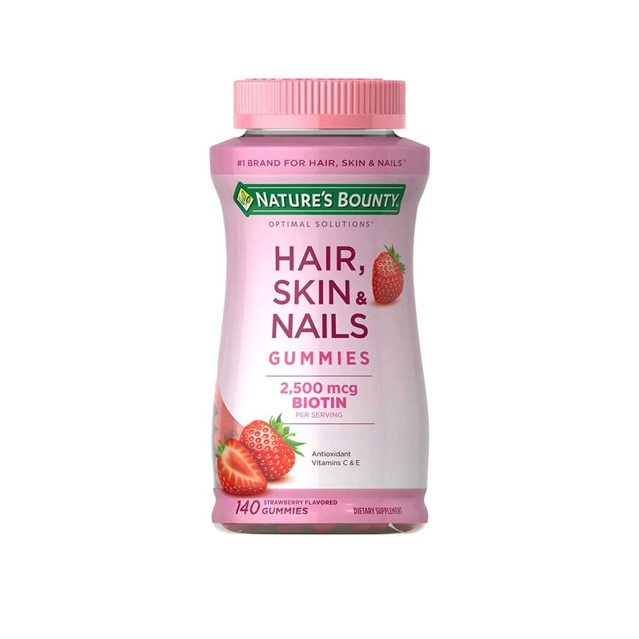 Nature's Bounty Hair Skin & Nails With Biotin 140 Gummies price in Bangladesh | Authentic Product by Shundorjo
