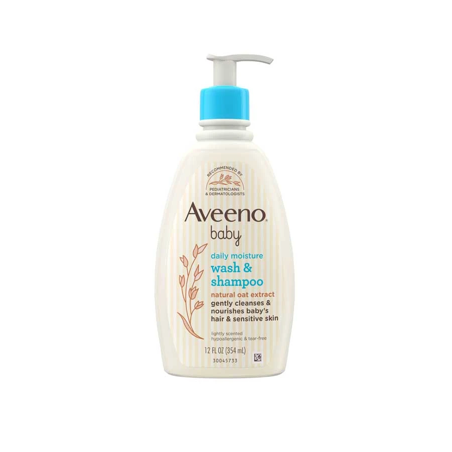 Aveeno Baby Daily Moisture Wash and Shampoo 354ml price in Bangladesh | Authentic Product by Shundorjo