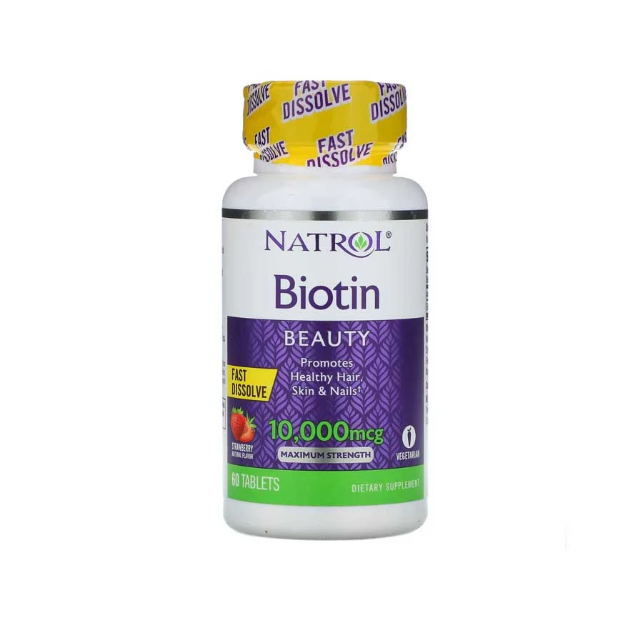 Natrol Biotin Fast Dissolve 10000mcg 60 Tablets price in Bangladesh | Authentic Product by Shundorjo