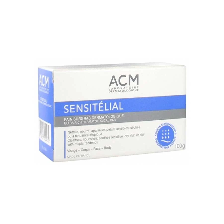 ACM Sensitélial Dermatological Ultra Rich Bar 100gm price in Bangladesh | Authentic Product by Shundorjo