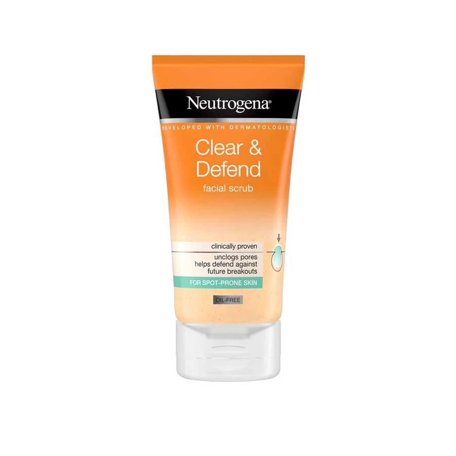 Neutrogena Clear and Defend Facial Scrub 150ml price in Bangladesh | Authentic Product by Shundorjo