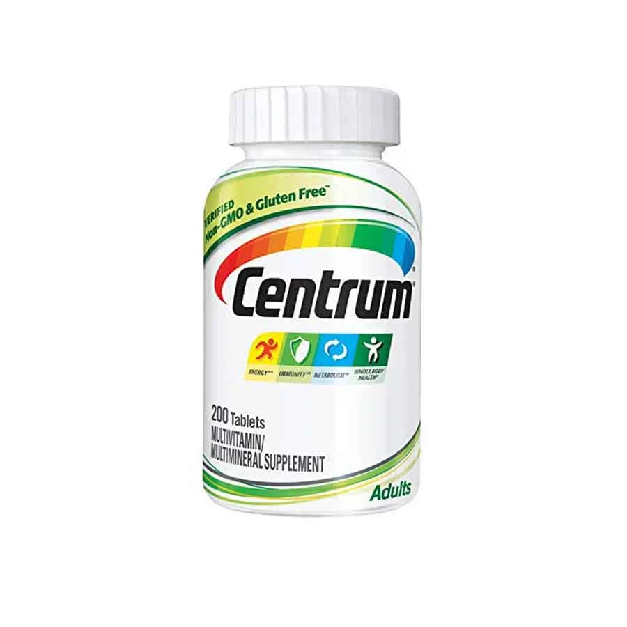 Centrum Adult Multivitamin/Multimineral Zinc and B Vitamins 200 Tablets price in Bangladesh | Authentic Product by Shundorjo