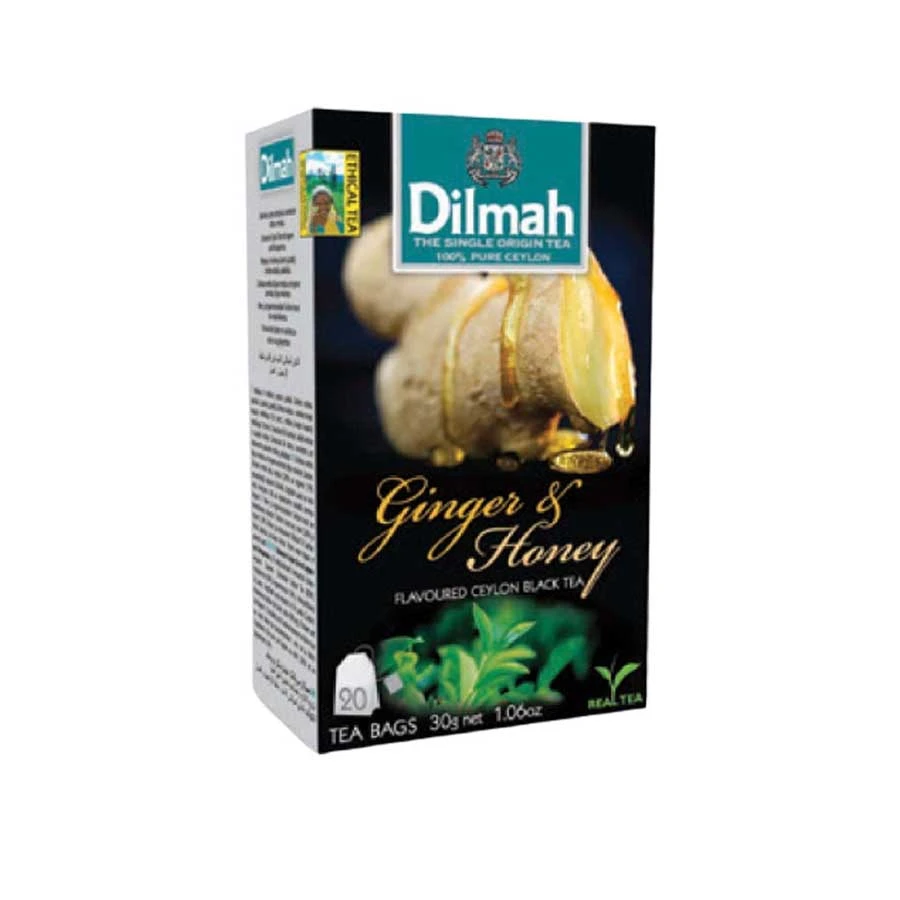 Dilmah Ginger Honey Flavoured Ceylon Black Tea price in Bangladesh | Authentic Product by Shundorjo
