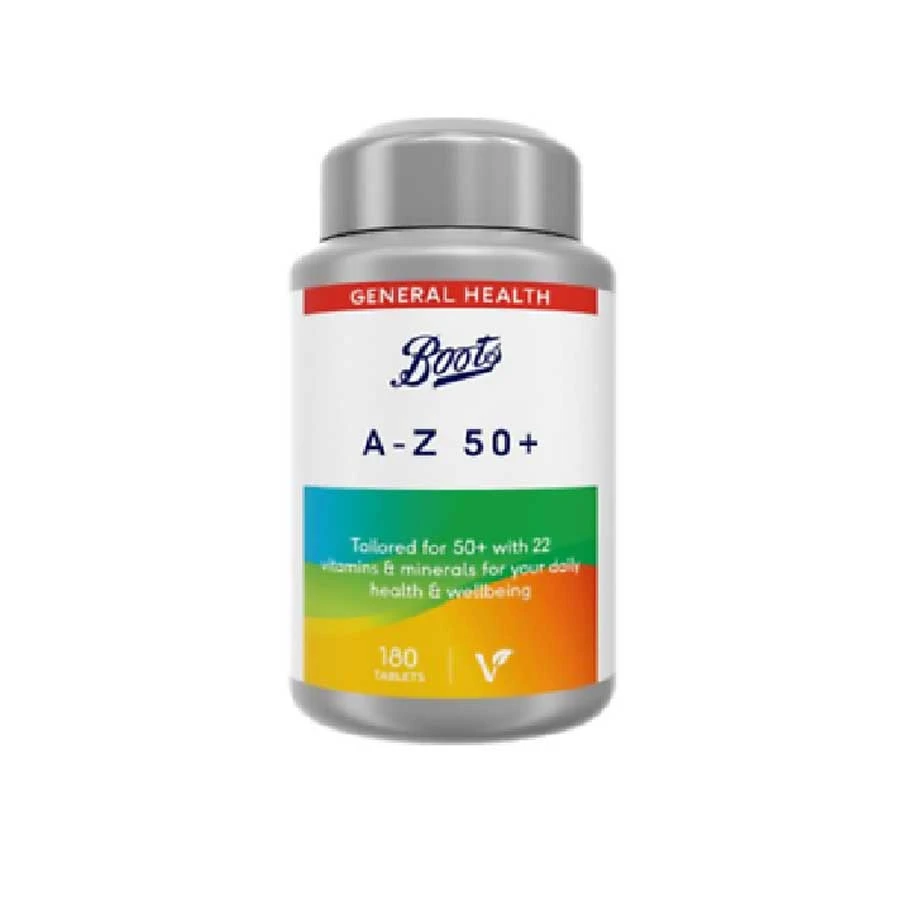 Boots A-Z 50 plus Vitamins and Minerals 180 Tablets price in Bangladesh | Authentic Product by Shundorjo