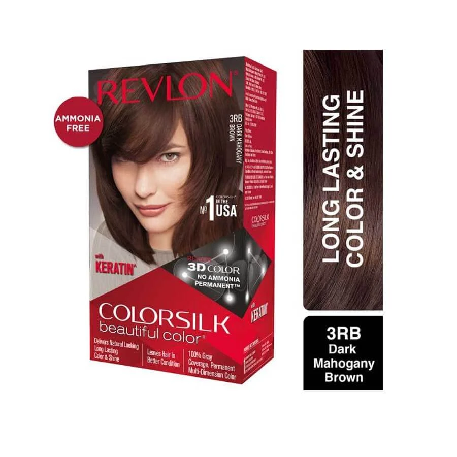 Revlon Colorsilk Hair Color 3RB Dark Mahogany Brown 40ml price in Bangladesh | Authentic Product by Shundorjo