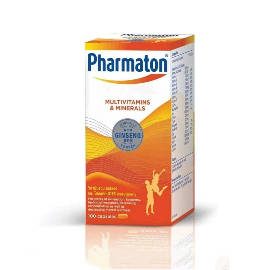 Pharmaton Ginseng Extract G115 100 Capsules price in Bangladesh | Buy original Foreign