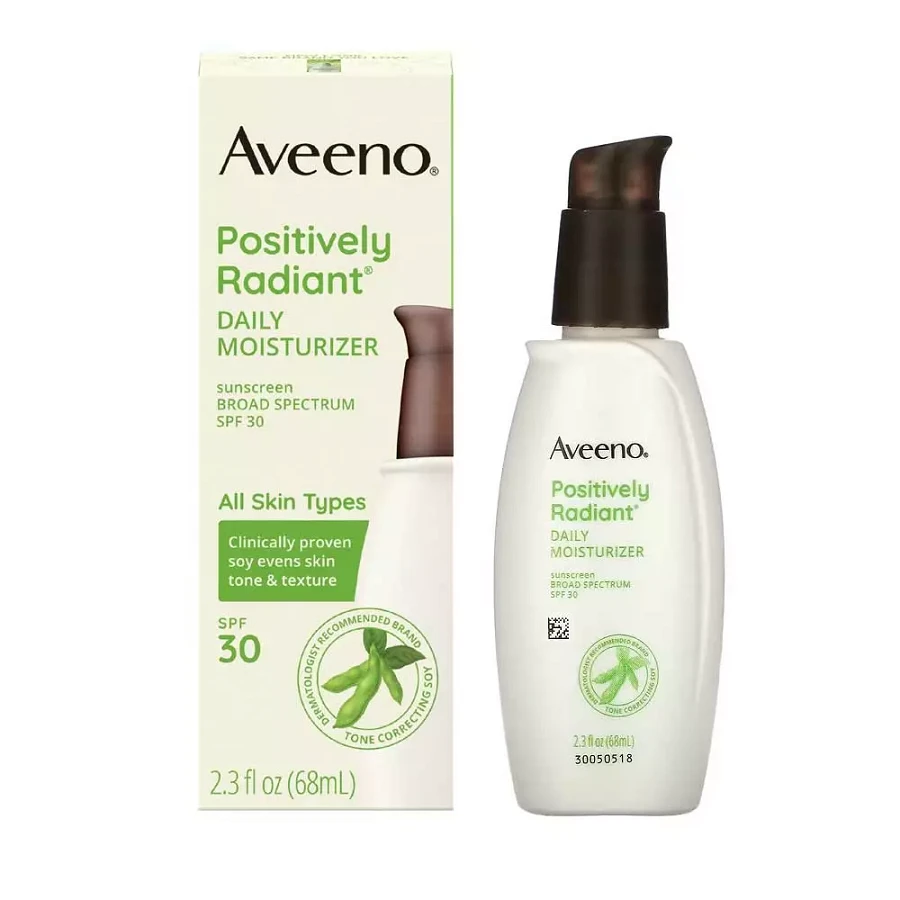 Aveeno Positively Radiant Daily Moisturizer SPF30 Sunscreen 68ml price in Bangladesh | Authentic Product by Shundorjo