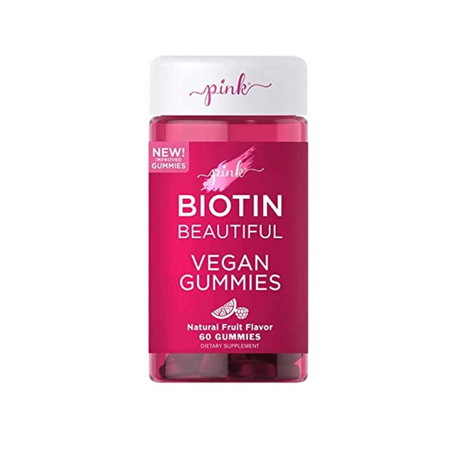 Pink Biotin Vegan Gummies Vitamin 60 Softgels price in Bangladesh | Authentic Product by Shundorjo