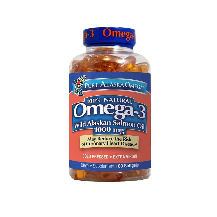 Pure Alaska Omega 3 Salmon Oil 1000mg 180 Softgel price in Bangladesh | Authentic Product by Shundorjo