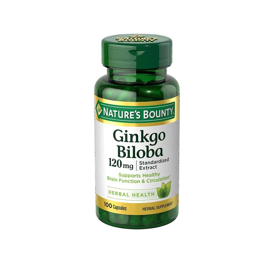 Nature's Bounty Ginkgo Biloba 120mg 100 Capsules price in Bangladesh | Authentic Product by Shundorjo