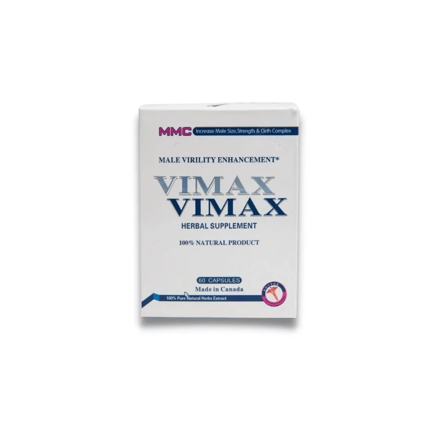 Vimax Male Virility Enhancement – Herbal Supplement for Stamina, Libido & Performance – 60 Capsules price in Bangladesh | Buy original Foreign